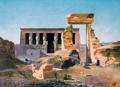 Tempel van Hathor, Dendera, Egypte, 20e eeuw door Unbekannt