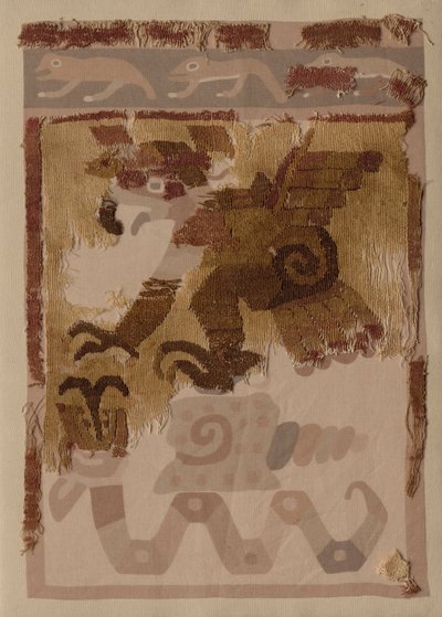 Textiel fragment door Unbekannt