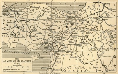 De Armeense Massacres van 1915, Eerste Wereldoorlog, c1920 door Unbekannt