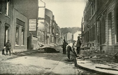 De Avenue De Maastricht, Visé, 1919 door Unbekannt