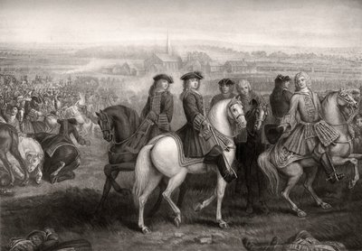 De Slag bij Blenheim, 1704 door Unbekannt