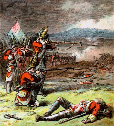 De Slag bij Culloden door Unbekannt
