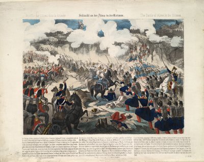 De Slag bij de Alma op 20 september 1854 door Unbekannt
