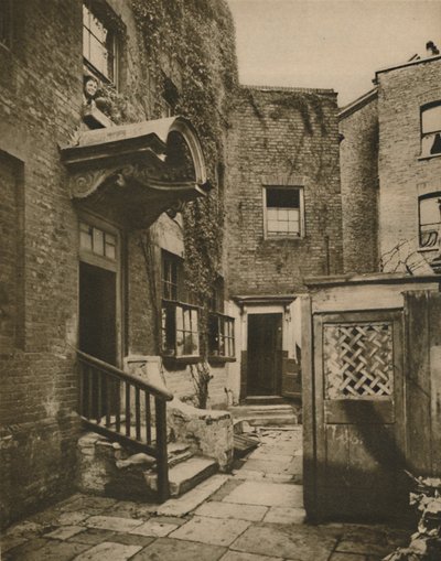 Het Bruggenhuis in George Row, Bermondsey, ca. 1935 door Unbekannt