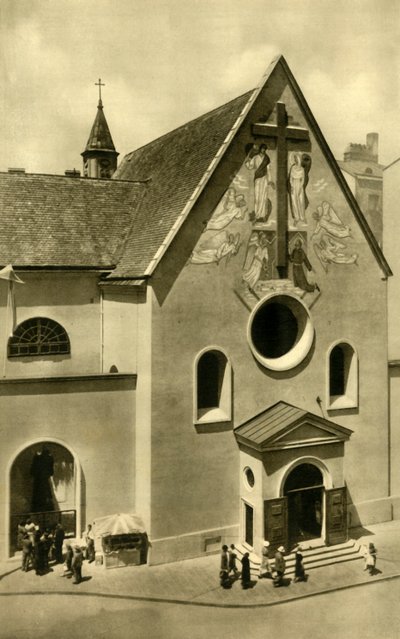 De Kapucijnenkerk, Wenen, Oostenrijk, ca. 1935 door Unbekannt