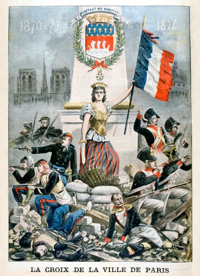 Het kruis van de stad Parijs, 1901 door Unbekannt
