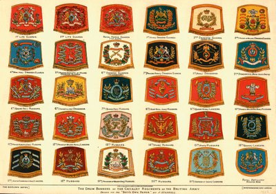 De Trombanieren van de Cavalerie Regimenten van het Britse Leger, 1902 door Unbekannt