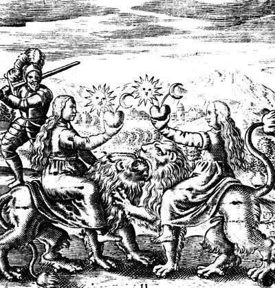 De elfde sleutel van Basil Valentine, legendarische 15e-eeuwse Duitse monnik en alchemist, 1651 door Unbekannt