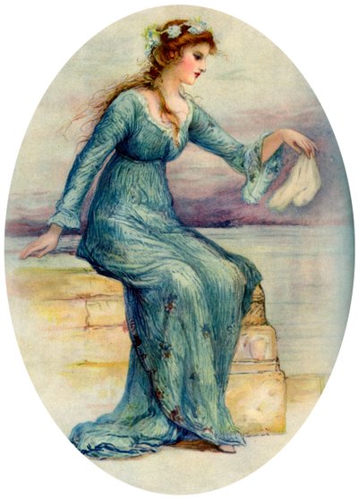 Het afscheid, 1906 door Unbekannt