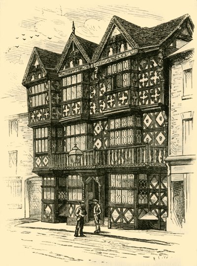 The Feathers Hotel, 1898 door Unbekannt