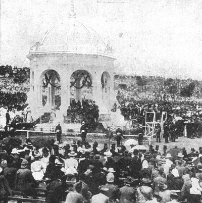 De Federatie van Australië, 1901...Ondertekening van de eed door Lord Hopetoun in Sydney..., 1901 door Unbekannt