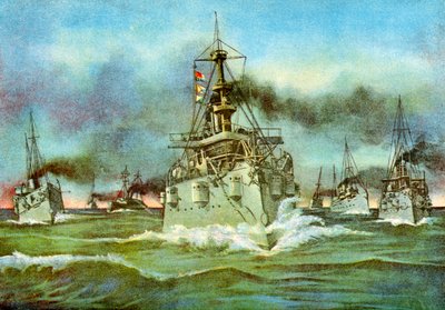 Het vliegende squadron, Spaans-Amerikaanse oorlog, 1898 door Unbekannt