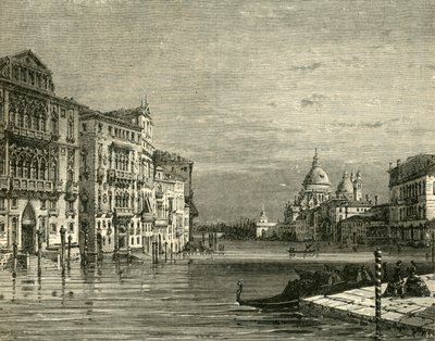 Het Grote Kanaal, Venetië, 1890 door Unbekannt