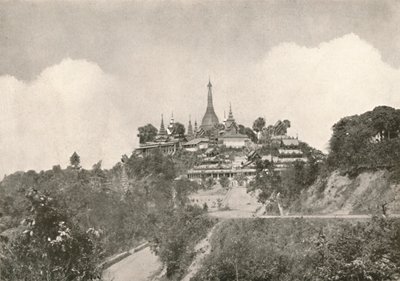 De Grote Pagode, Moulmein, 1900 door Unbekannt