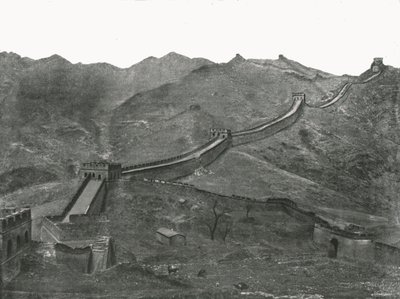 De Grote Muur, Peking, China, 1895 door Unbekannt