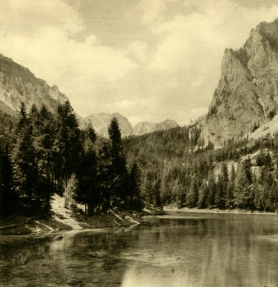 De Grüner See, Stiermarken, Oostenrijk, ca. 1935 door Unbekannt