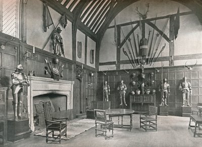 De hal in Ockwells Manor, 1905 door Unbekannt
