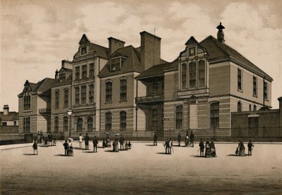Het ziekenhuis, ca. 1880 door Unbekannt