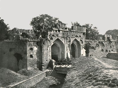 De Kashmiri-poort, Delhi, India, 1895 door Unbekannt
