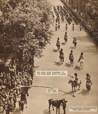 De koning reed verder, 1937 door Unbekannt