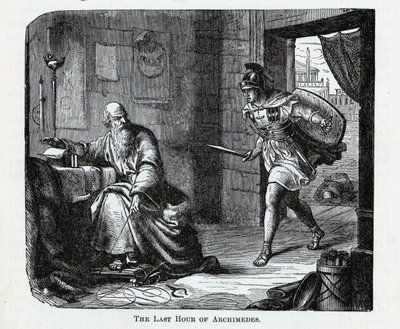 Het Laatste Uur van Archimedes, 1882 door Unbekannt