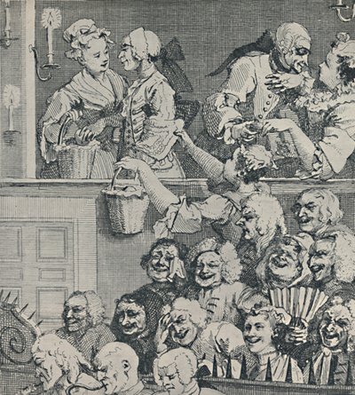 Het lachende publiek, 1733, 1920 door Unbekannt