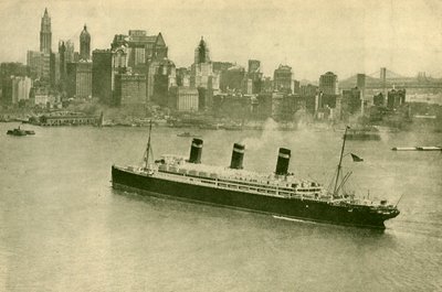 De Leviathan in New York door Unbekannt