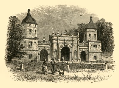 De Lodge, Burghley Park, 1898 door Unbekannt