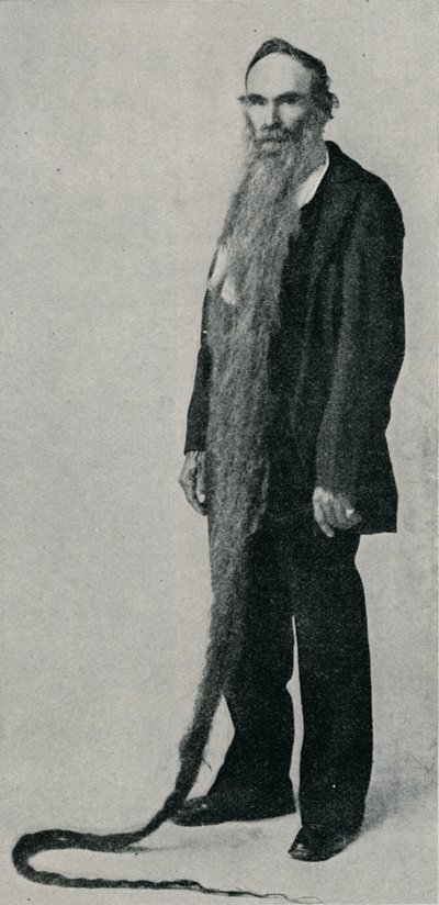 De langste baard ooit, 1896, 1910 door Unbekannt