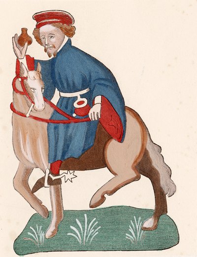 De Manciple, uit Geoffrey Chaucers Canterbury Tales door Unbekannt