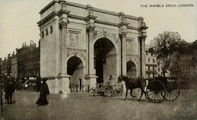 De Marble Arch, Londen, eind 19e-begin 20e eeuw door Unbekannt
