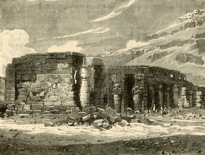 Het Memnonium in Thebe, 1890 door Unbekannt