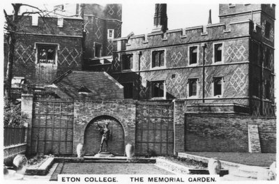 De Herdenkingstuin Eton College, 1936 door Unbekannt