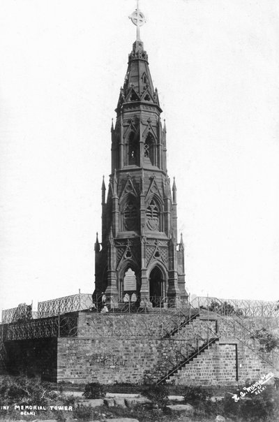 De muiterij gedenktoren, Delhi, India, 20e eeuw door Unbekannt
