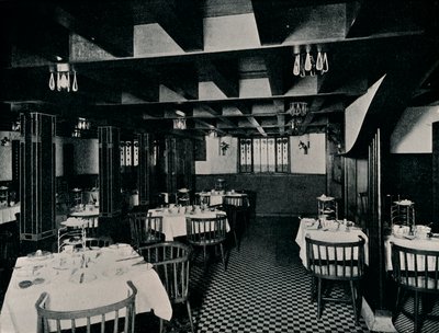 De oude keuken in Miss Cranstons theehuis, Argyle Street, Glasgow, c1906 door Unbekannt