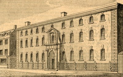 Het oude South Sea House door Unbekannt