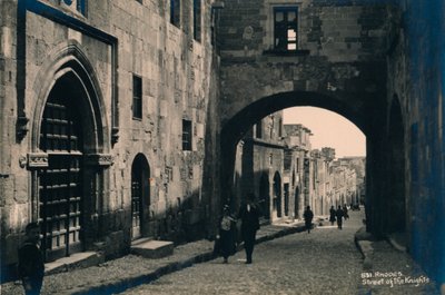 De Oude Stad van Rhodos, Griekenland, 1936 door Unbekannt