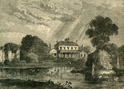 Het Paviljoen, Hans Place, in 1800, ca. 1876 door Unbekannt