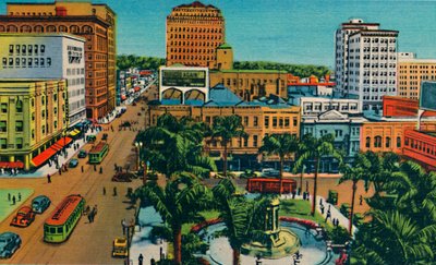 Het Plaza. San Diego, Californië, ca. 1941 door Unbekannt