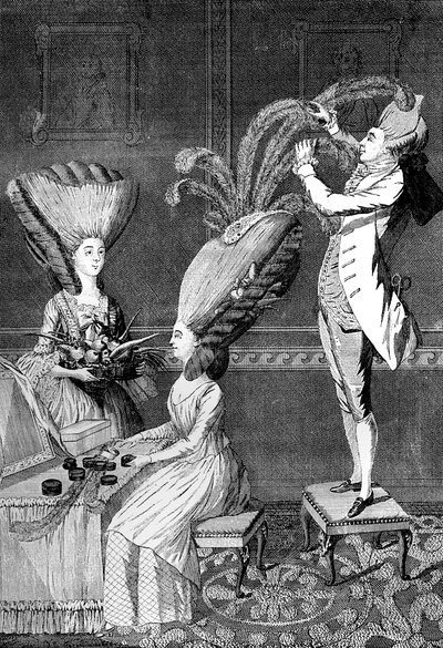 Het Belachelijke Hoofddeksel of De Gevederde Dame door Unbekannt