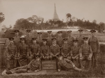 De Staf van de Kwartiermeesters van de 1e Royal Munster Fusiliers, Rangoon, Birma door Unbekannt