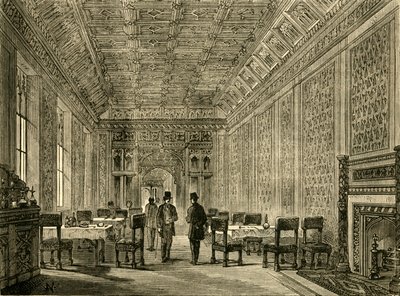 De Verfrissingskamer van het Hogerhuis, 1881 door Unbekannt