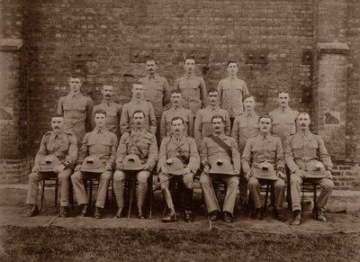 De Regimentspolitie van de 1e Royal Munster Fusiliers, Rangoon, Birma, 1913 door Unbekannt