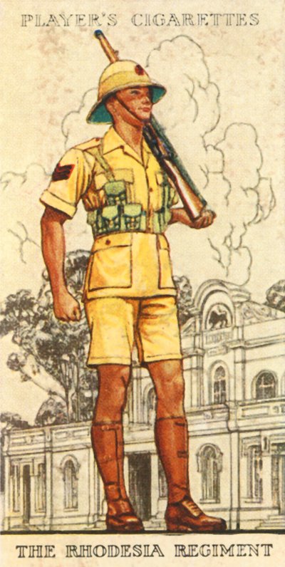 Het Rhodesia Regiment door Unbekannt