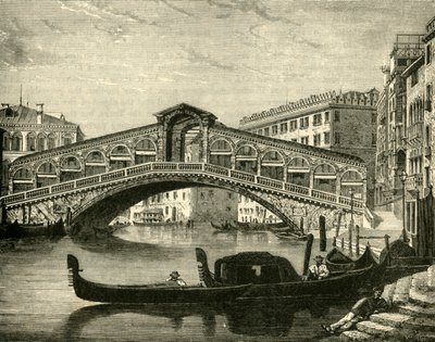 De Rialto, Venetië, 1890 door Unbekannt