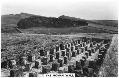 De Romeinse muur, Housesteads, Northumberland, 1937 door Unbekannt
