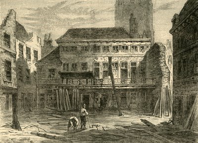 The Saracens Head, Snow Hill, ca. 1872 door Unbekannt