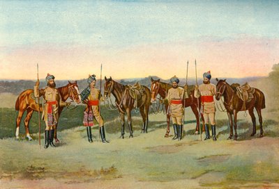 De Tweede Bengal Lancers, 1901 door Unbekannt
