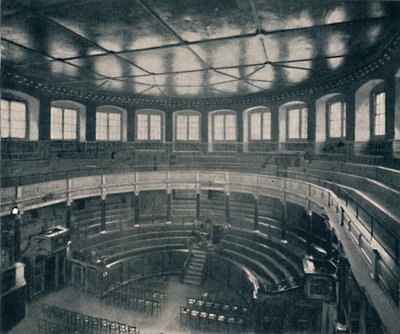 Het Sheldonian Theatre, Oxford, 1903 door Unbekannt