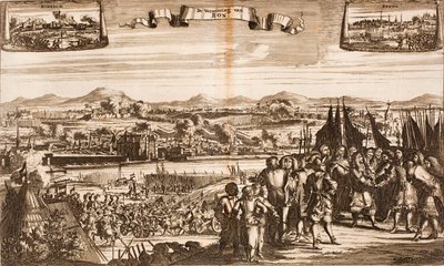 Het Beleg van Bonn, 1689 Uit: Schauplatz des Krieges door Unbekannt